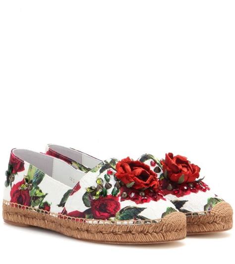 espadrile dolce gabbana|dolce gabbana brocade espadrilles.